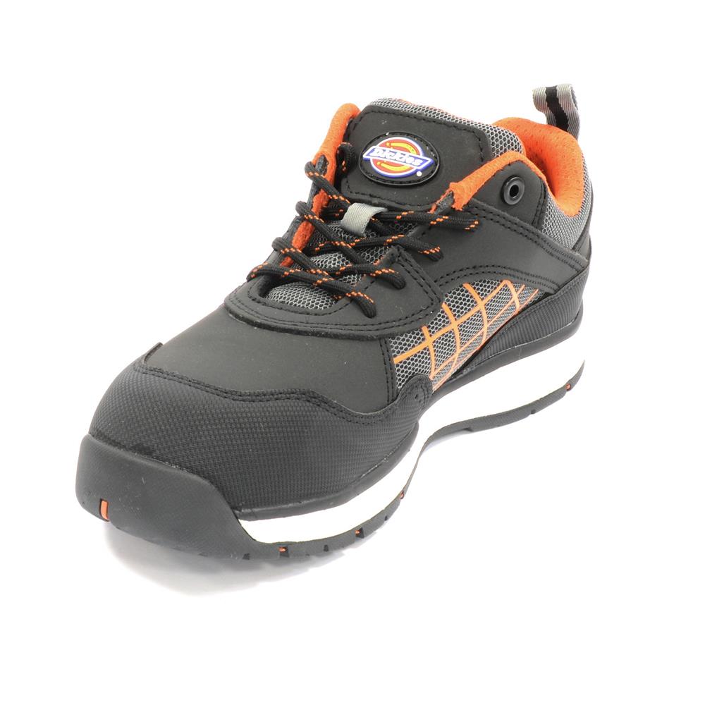 Dickies Elora Safety Trainer Black/Orange