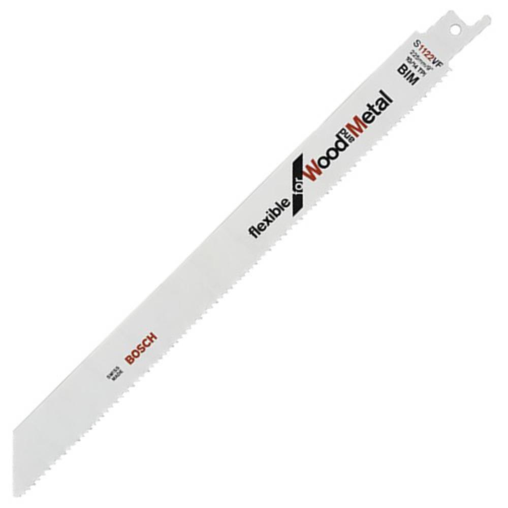 Bosch S 1122 VF Flexible Reciprocating Saw Blades for Wood & Metal