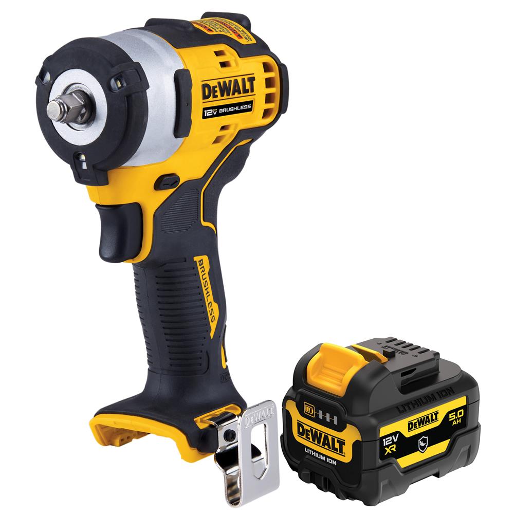 Dewalt DCF903P1 12V XR Brushless 3 8 Impact Wrench with 1x 5.0Ah