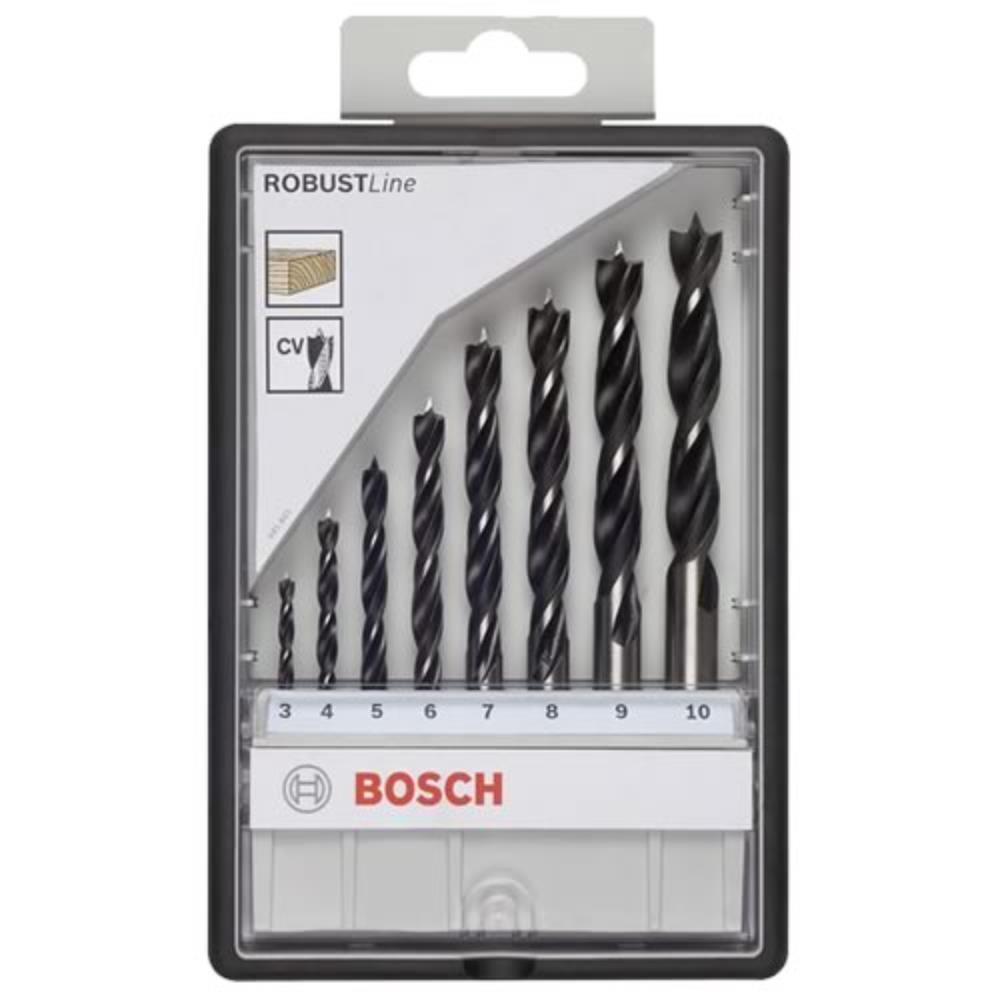 Bosch 8 Piece Brad Point Drill Bit Set 3 10mm ITS