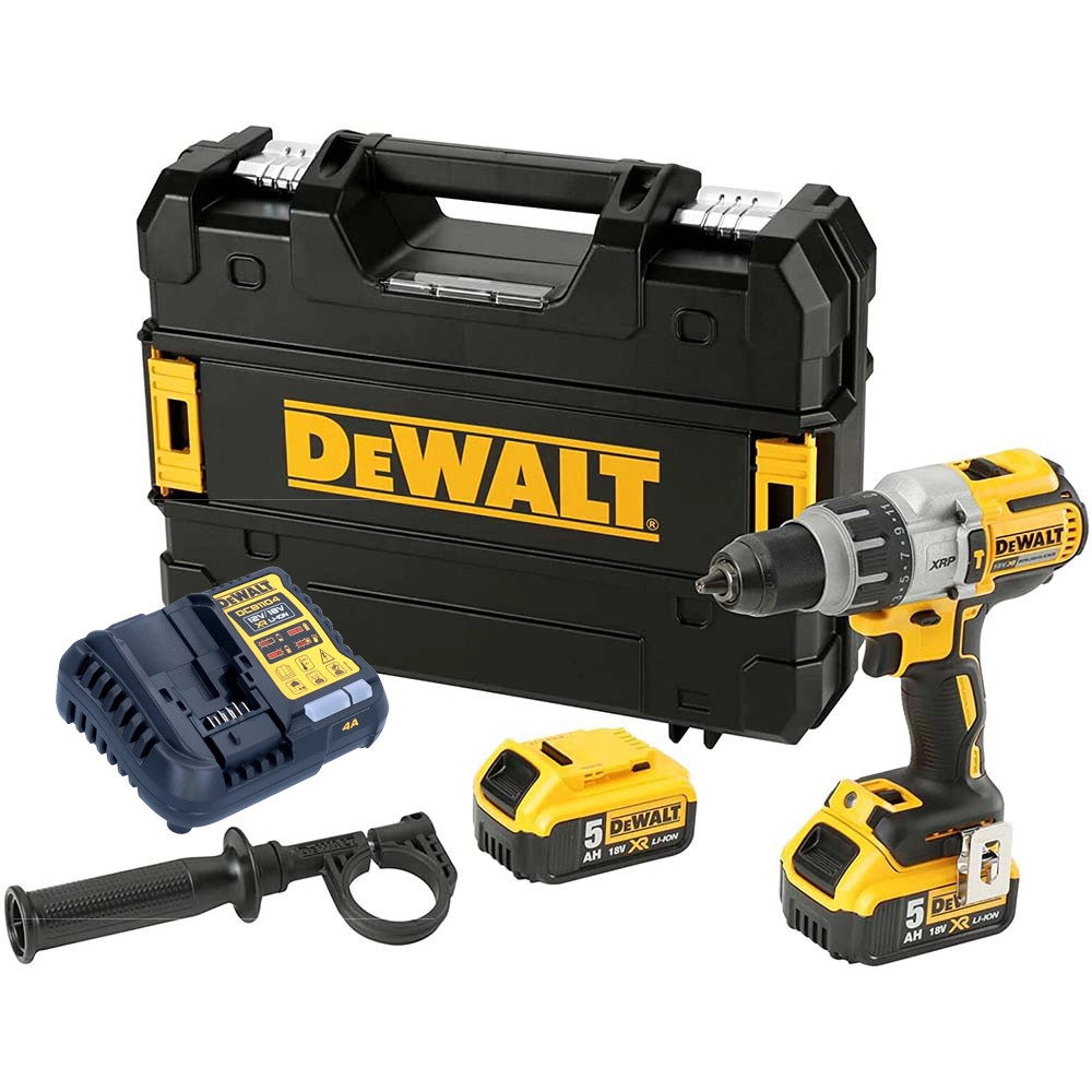 Dewalt DCD996P2 18V XR Brushless Combi Drill with 2x 5.0Ah Batteries