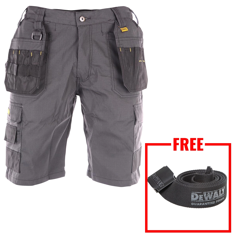 Dewalt Ripstop Multi-Pocket Shorts Grey 