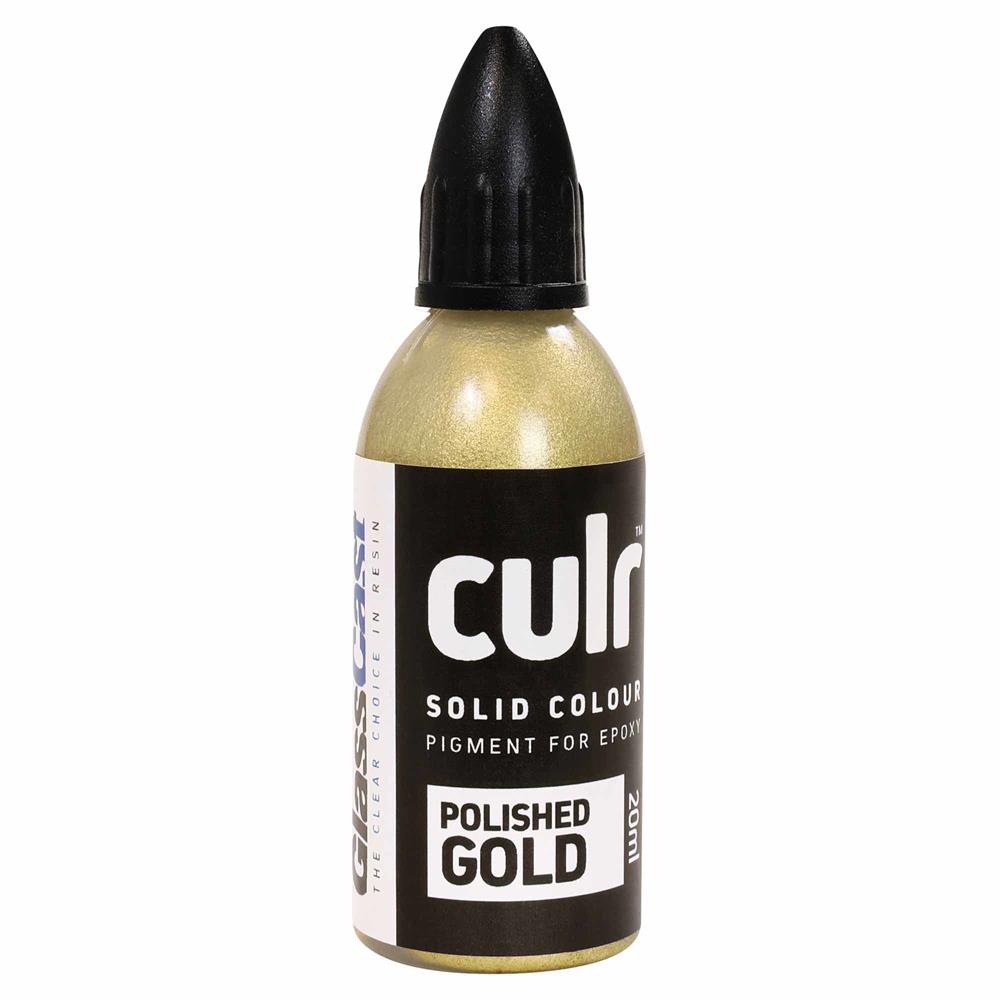Polished Gold CULR Pigment for Epoxy Resin - GlassCast