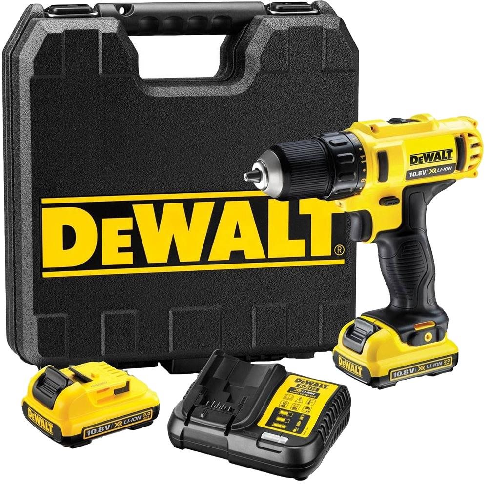 Drill V Dewalt Battery Dewalt DCD700C1 Cordless Drill Driver [Set