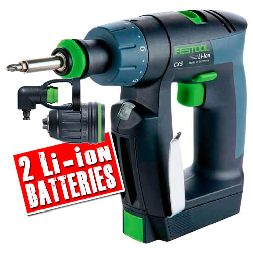 Festool CXS Cordless Lithium-ion Drill/Driver ITS