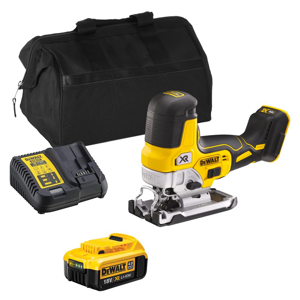 Dewalt DCS335ITS 18V XR Brushless Body Grip Jigsaw with 1 x 4.0Ah