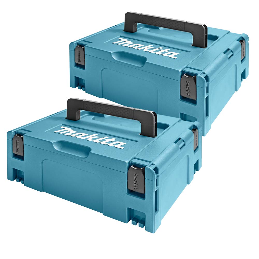 Makita MAKPAC 821550-0 Type 2 Medium Connector Case - Pack of 2