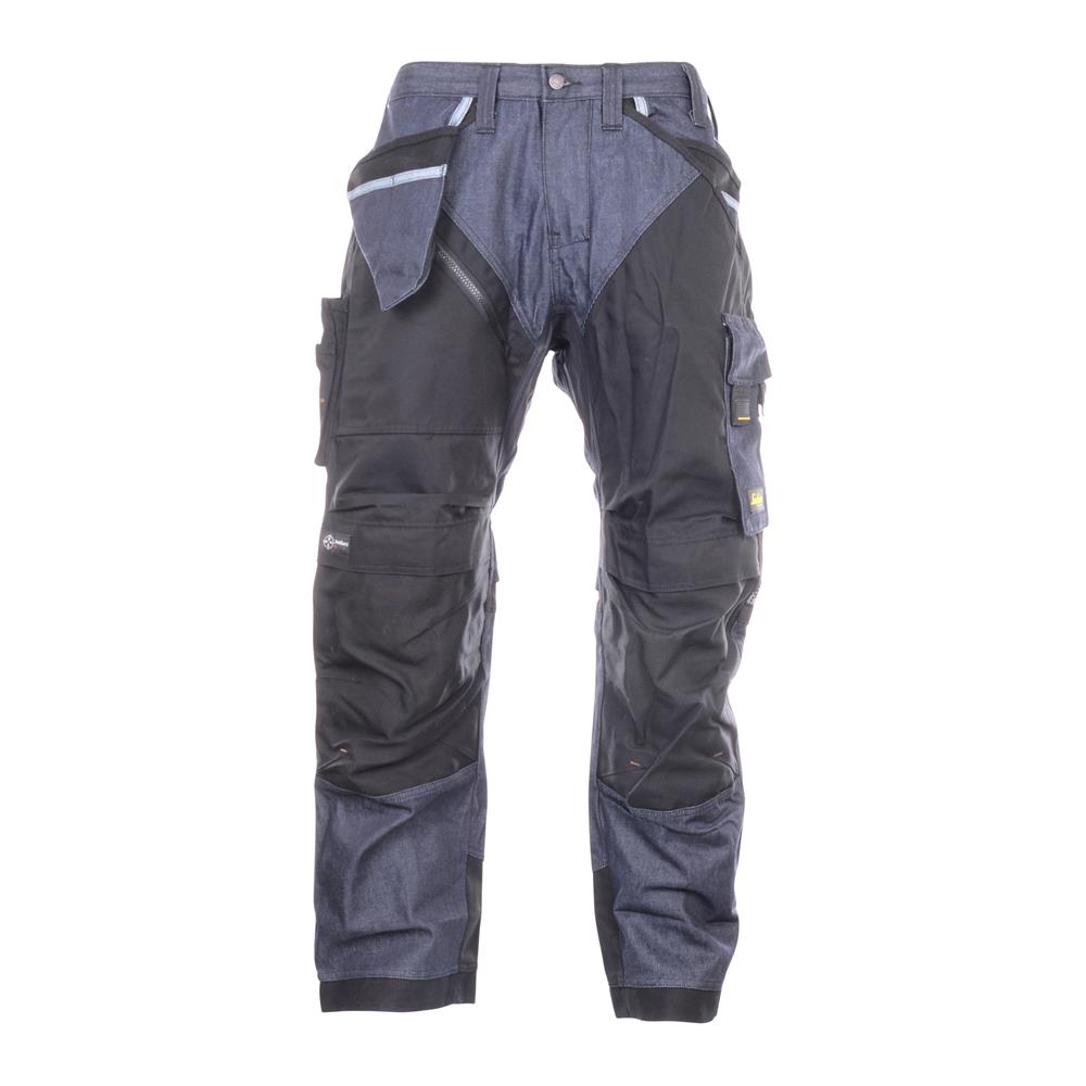 Snickers RuffWork Denim Trousers With Holster Pockets Blue/Black