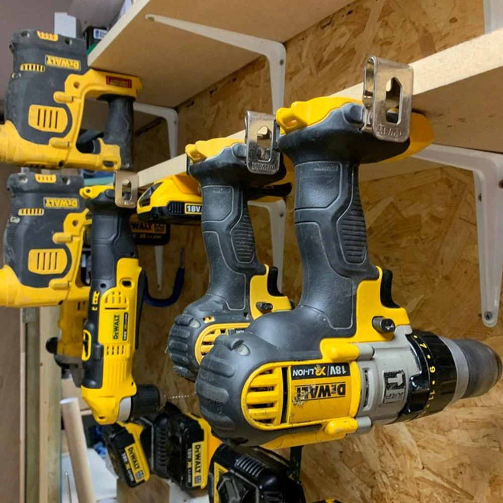 Metalmark TM DW18 YLW 4 | DeWalt 20v XR Tool Mount (4 pack