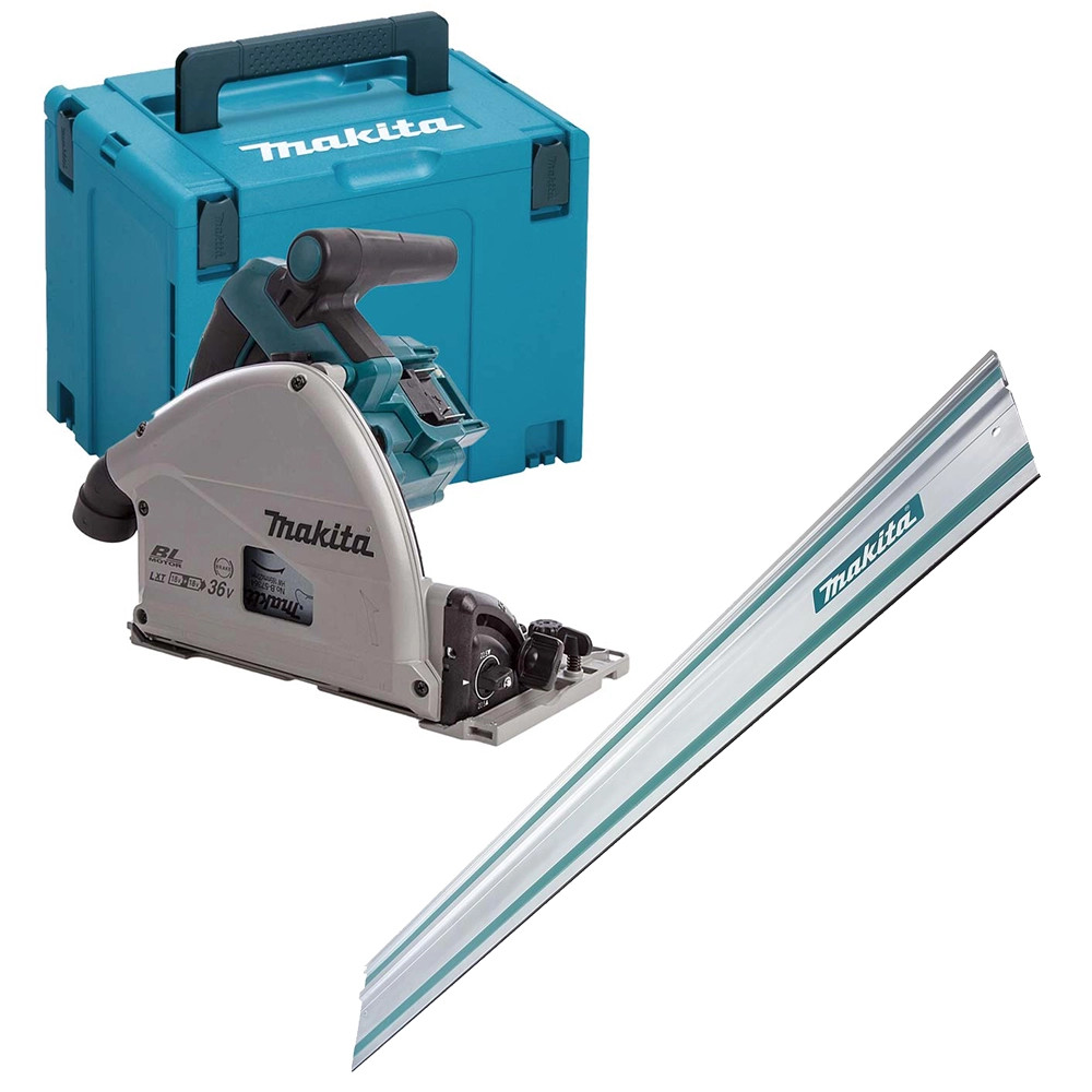 Makita dsp600zj twin 18v brushless plunge shop saw lxt