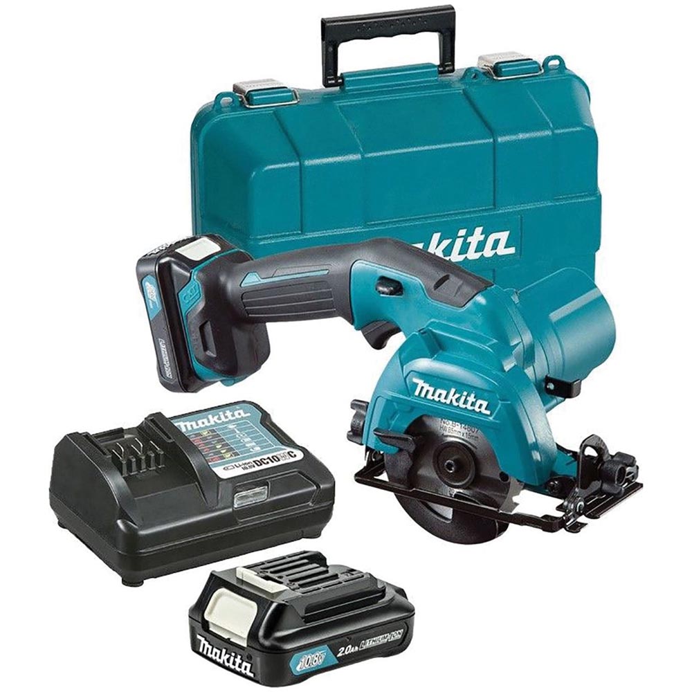 Makita HS301DWAE 12V CXT Circular Saw with 2x 2.0Ah Batteries