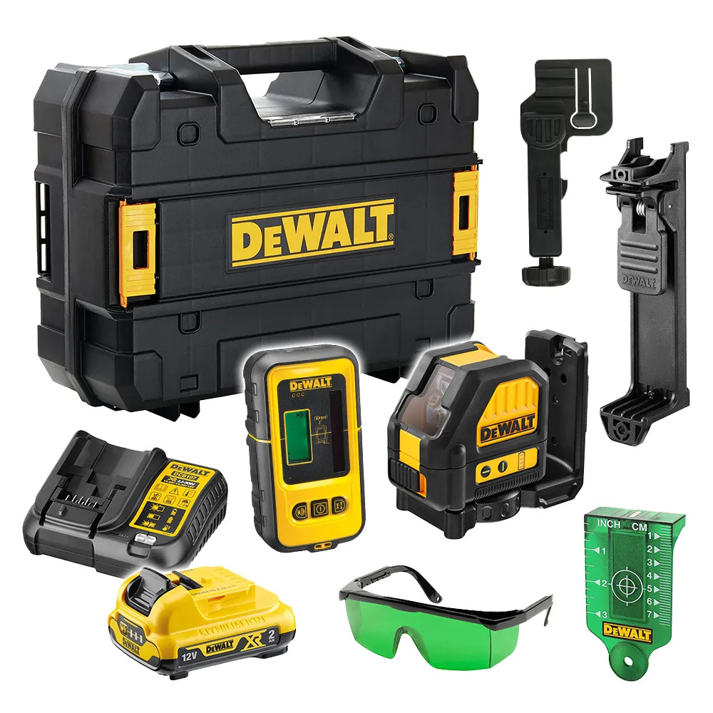 Dewalt DCE088D1G 12V XR Green Cross Line Laser