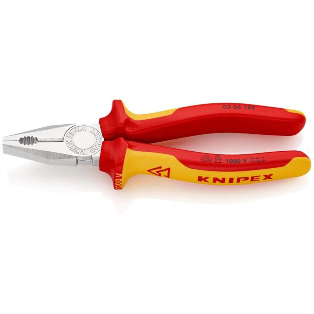 Knipex VDE Combination Pliers - 180mm