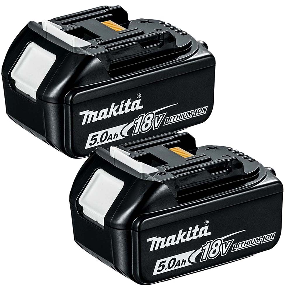 Makita BL1850B 5.0Ah 18V LXT Li Ion Battery Pack of 2 ITS