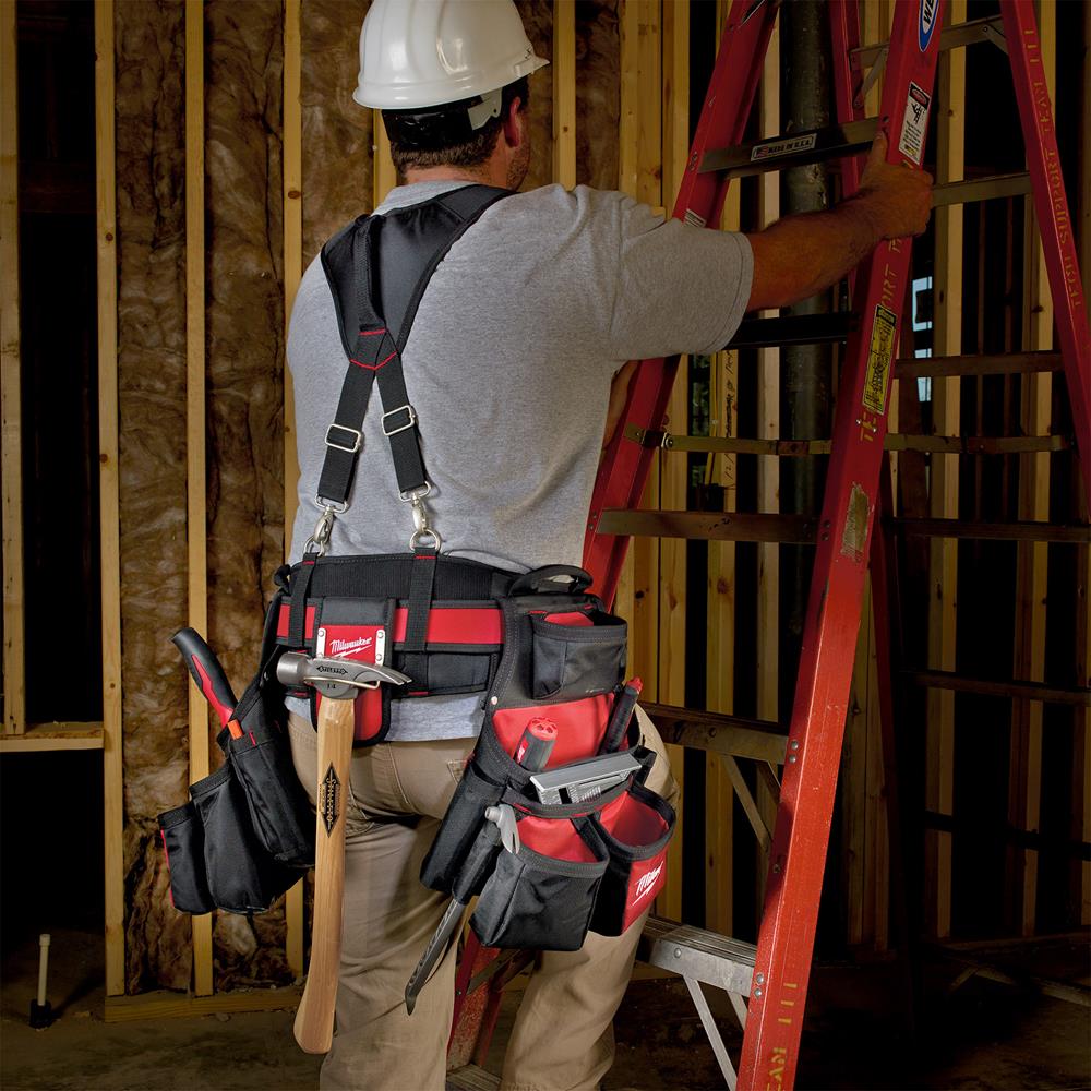 Milwaukee Contractor Work Belt with Suspension Rig Milwaukee