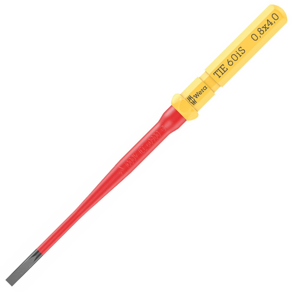 Wera Kraftform Kompakt 0.8 x 4.0 x 154mm '60 iS' SL4.0 VDE 'Take It Easy' Blade for Interchangeable Screwdriver