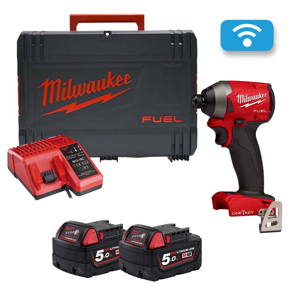 One Key Milwaukee Impact Driver Charger Milwaukee M18 ONEID2-0 18V