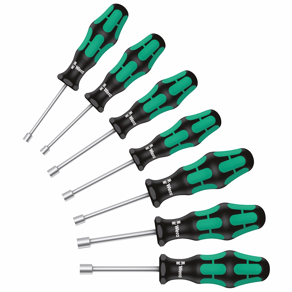 Wera 7 Piece Kraftfrorm '395' Inch Nut Driver Set