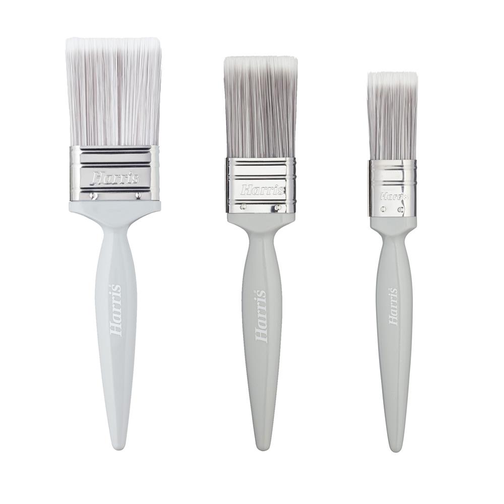 Harris Essential Wall & Ceiling Paintbrush - 3 Pack 25/38/50mm (1/1.5/2'')