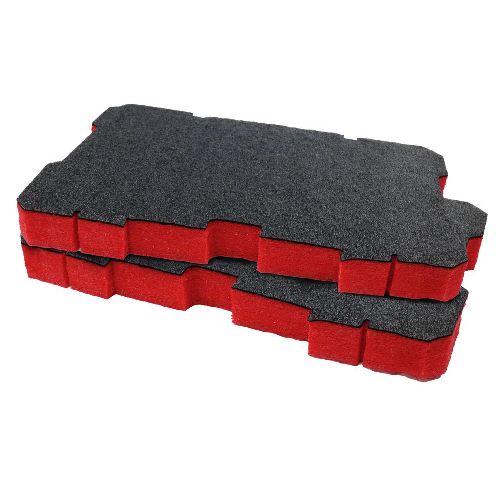 Shadow Foam RED 50mm Inserts for Milwaukee PACKOUT Cases - Pack of