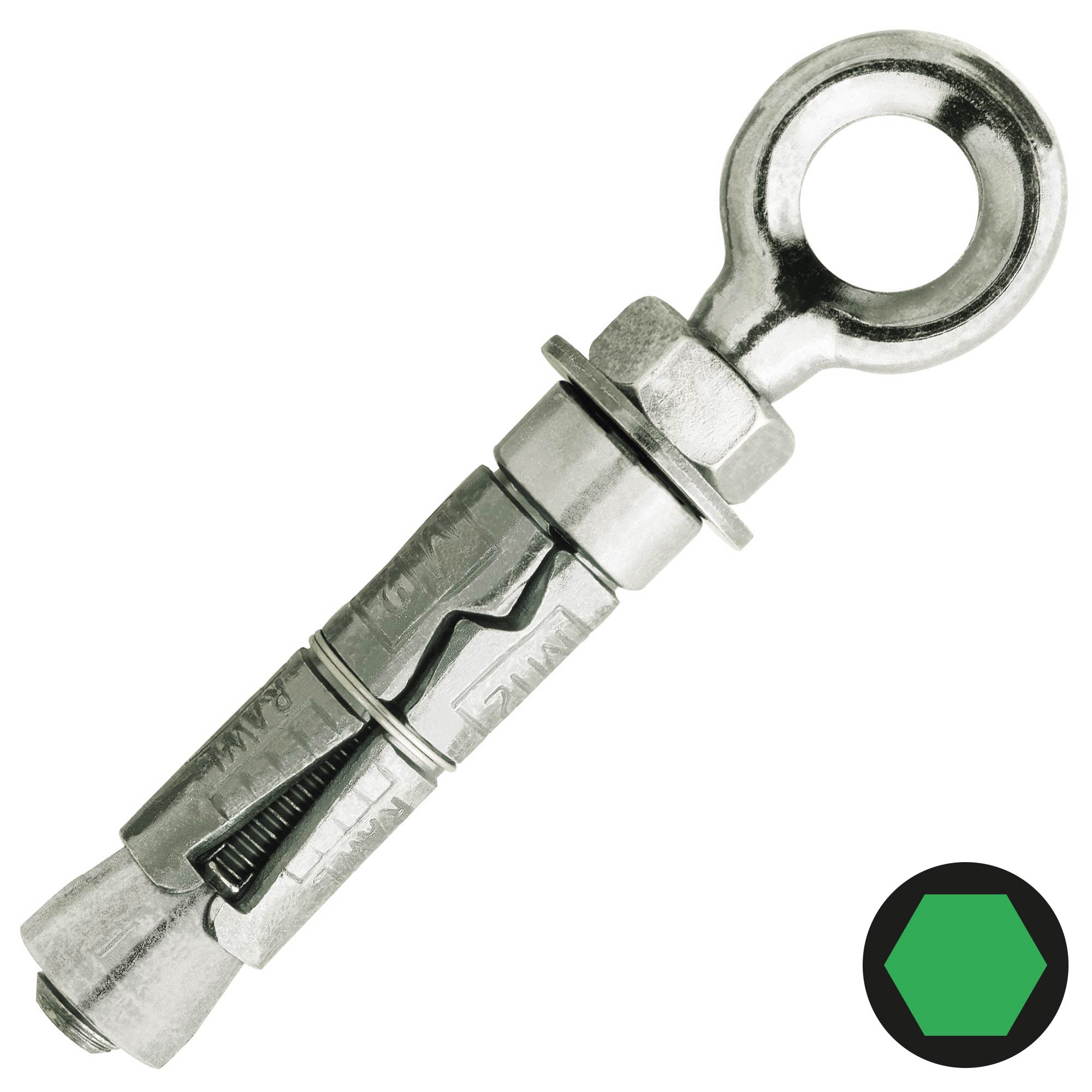 Rawlplug M6 Shield Anchor Eye Bolt - Pack of 5