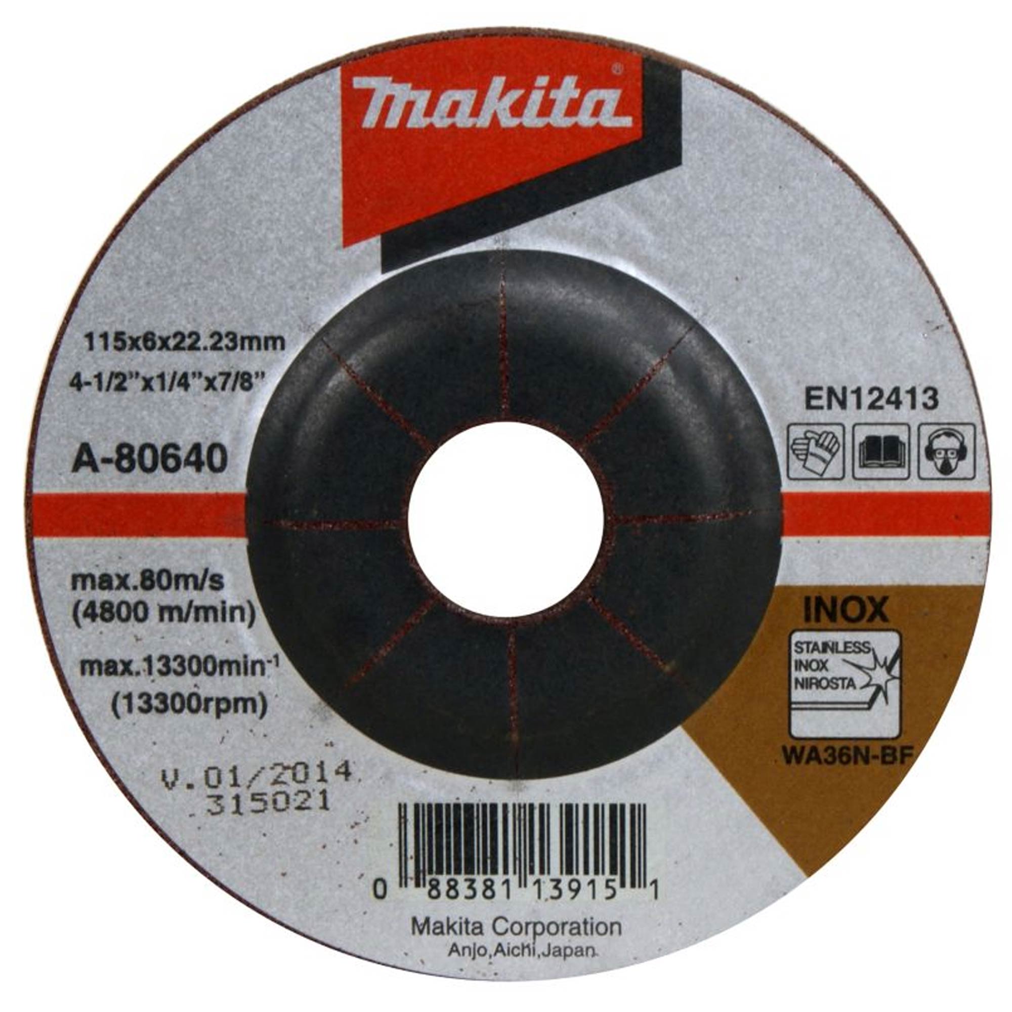 Makita 115mm INOX Grinding Disc - ITS