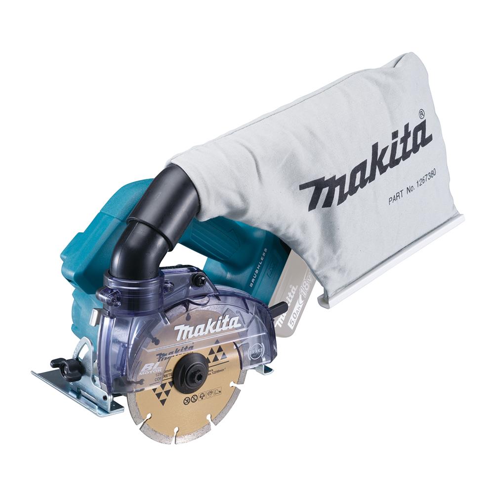 Makita DCC500Z 18V LXT Brushless Dustless 125mm Disc Cutter - Body
