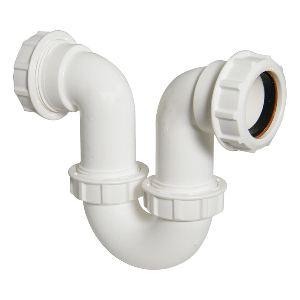 Floplast 40mm Running P Waste Trap 76mm Seal | Floplast Traps
