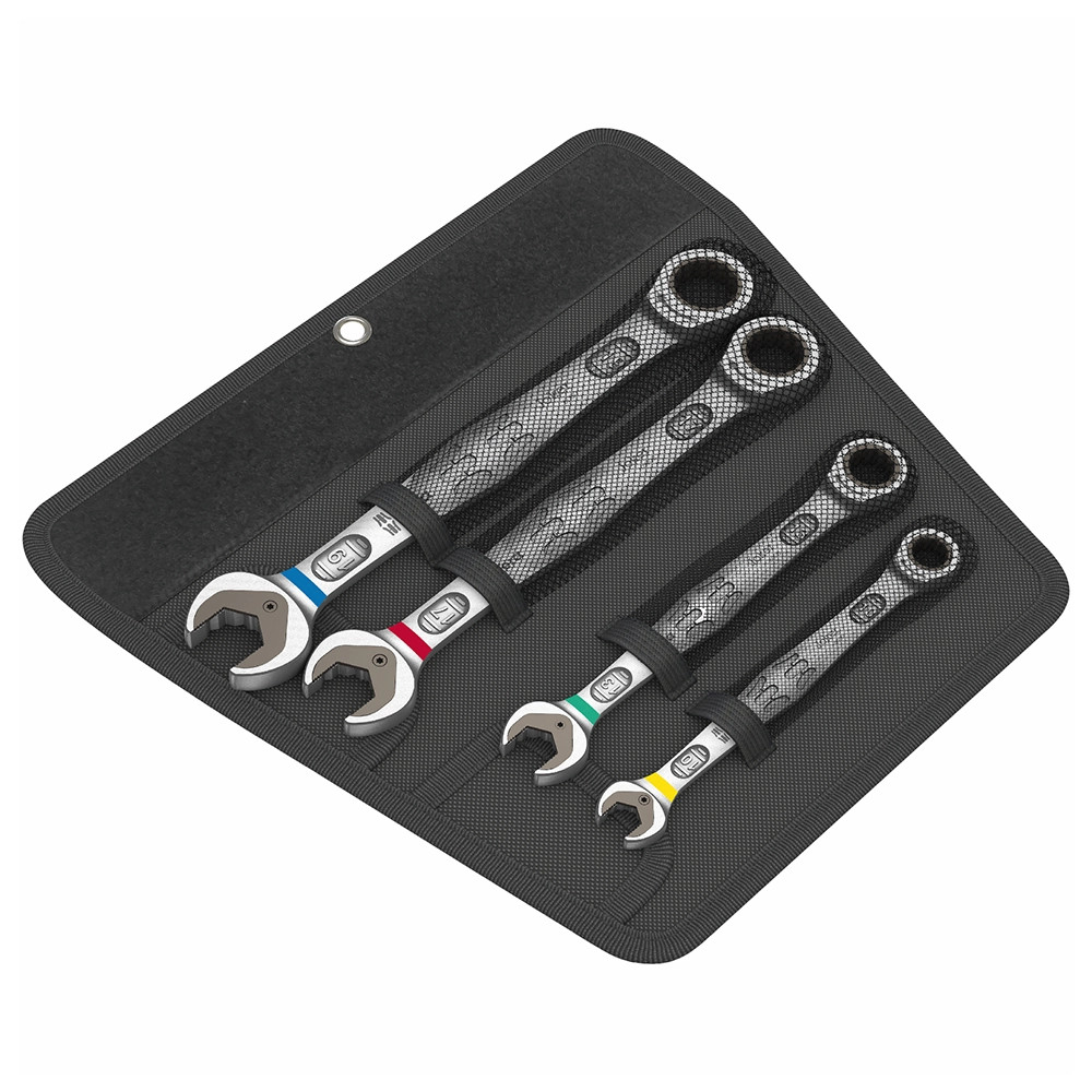 Wera 4 Piece Joker '6000' Ratchet Combination Wrench Set