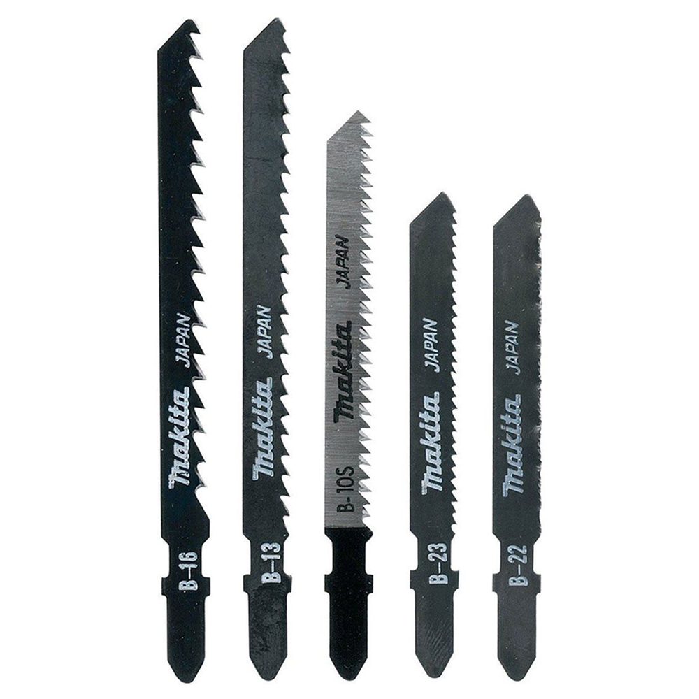Makita A-86898 5 Piece Mixed Selection Jigsaw Blades | Makita