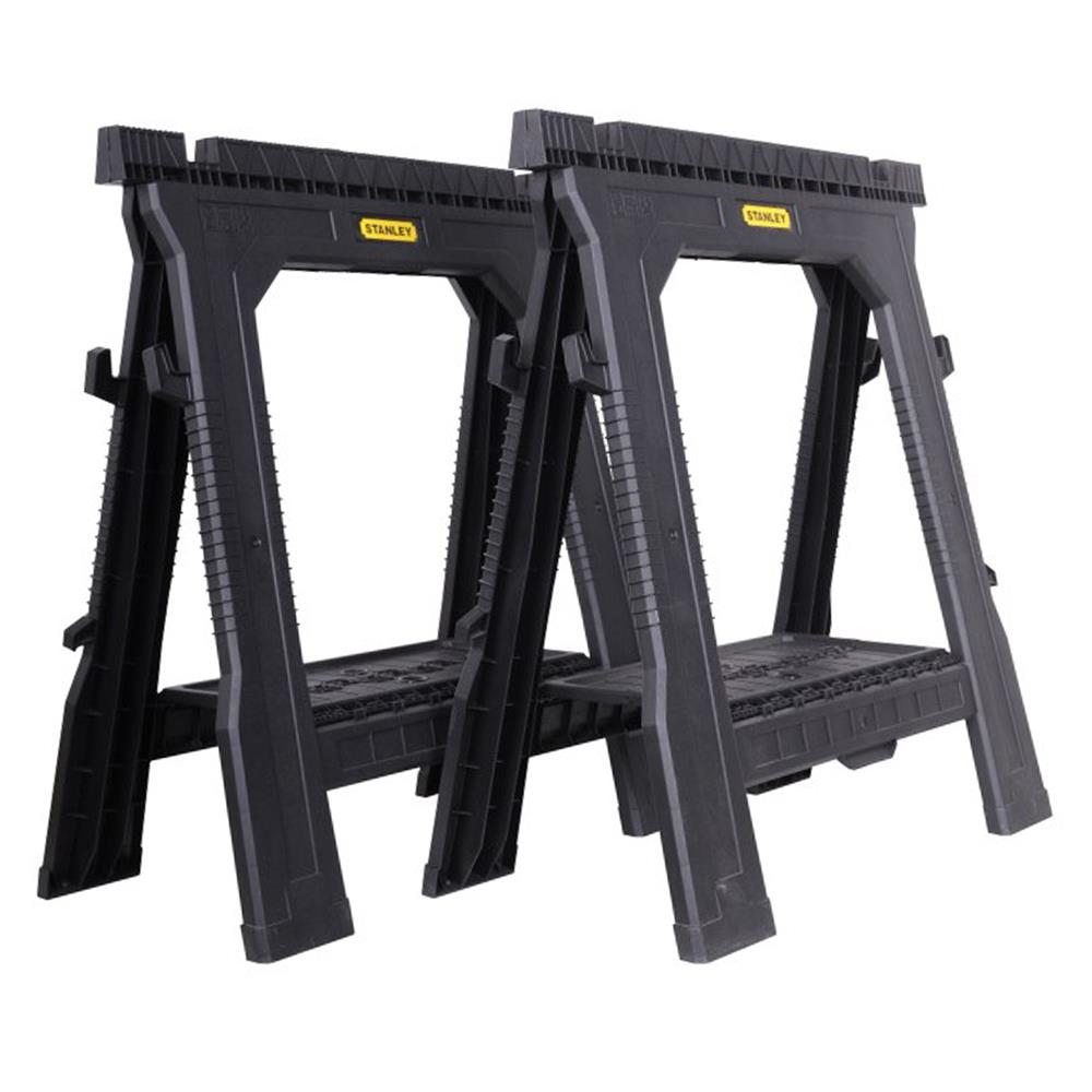 Stanley Folding Sawhorse Twinpack