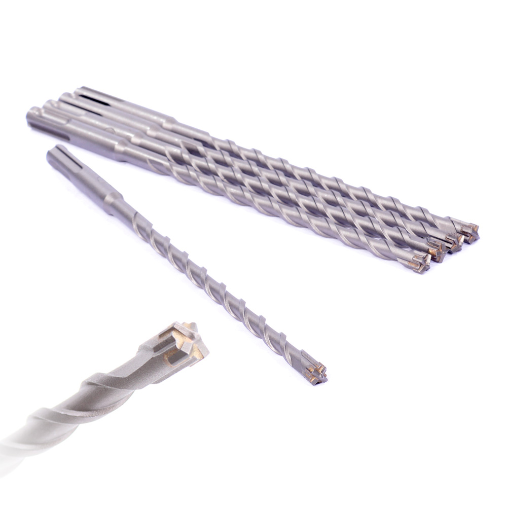 Vaunt SDS+ Endurance Cross Tip Drill Bit 8mm x 210mm - Pack of 5