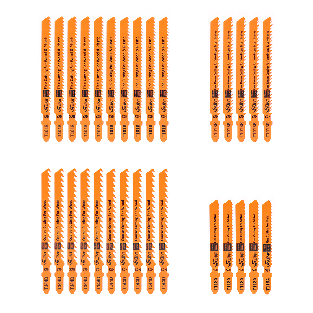 Vaunt 30 Piece Mixed Jigsaw Blades Set