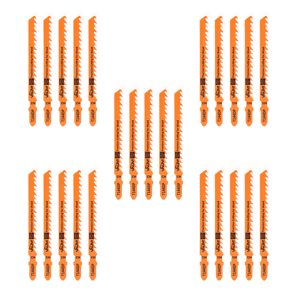 Vaunt Precision Wood Cutting (T144DP) Jigsaw Blades - Pack of 25
