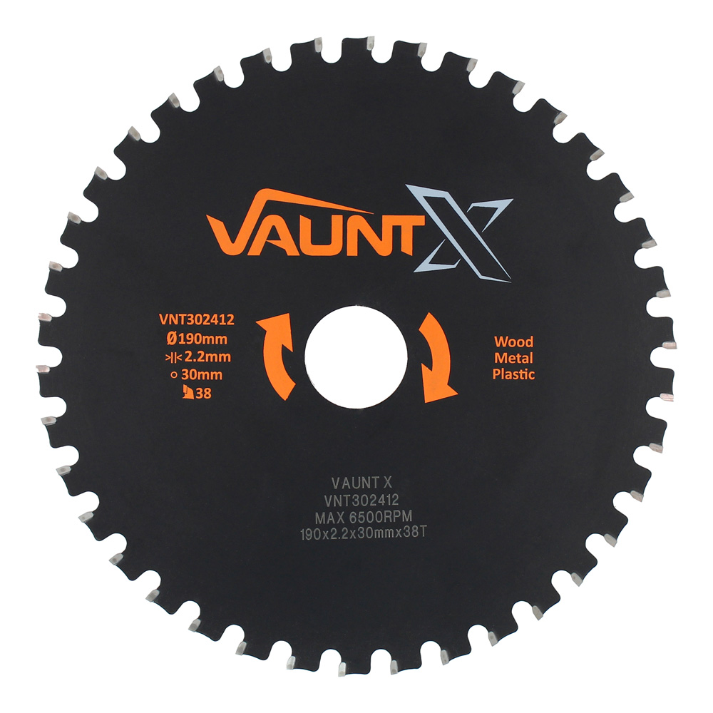 Vaunt X 190mm x 30mm 38T TCT Multi-Purpose Circular Saw Blade
