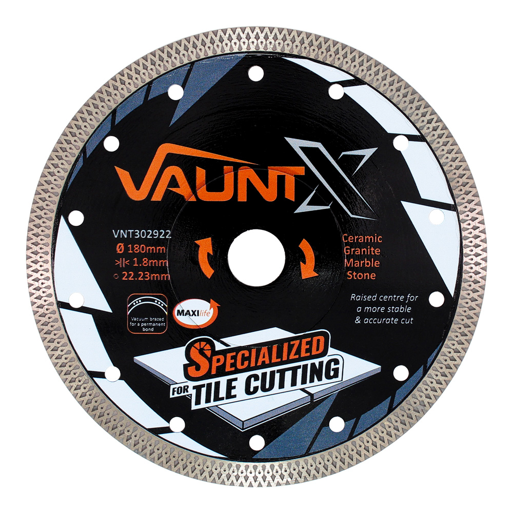 Vaunt X Diamond Specialist Tile Cutting Blade 180mm