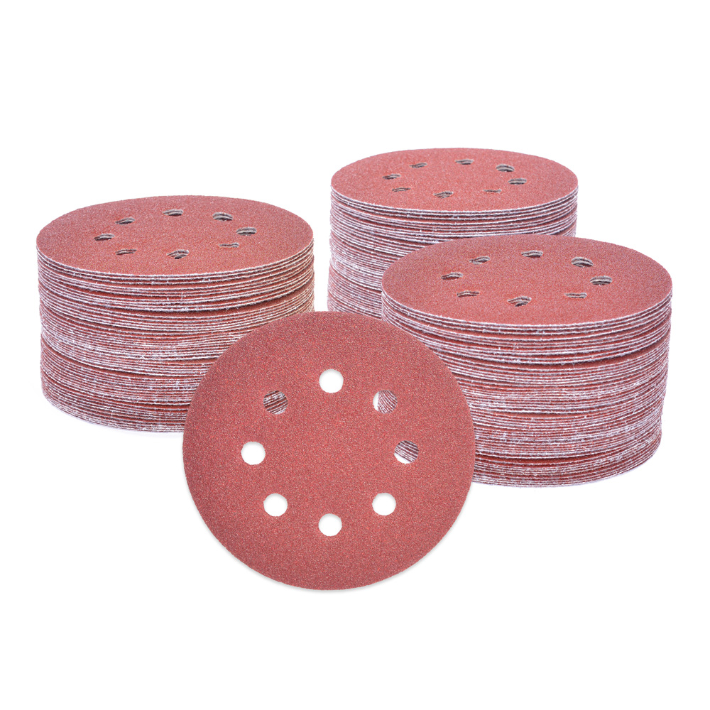 Vaunt 125mm "3x Grit" Sanding Discs Bulk Pack - 60G, 80G, 120G - 150 Piece Set