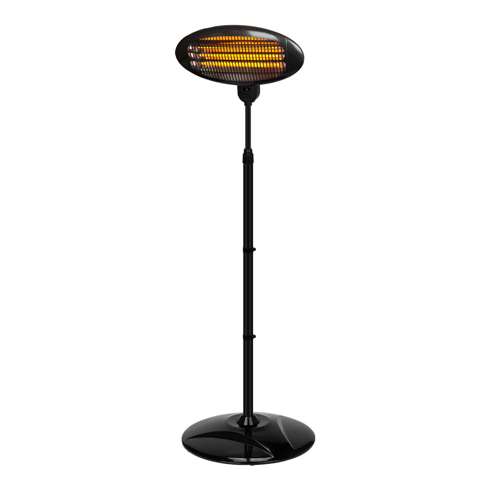Vaunt Home Essentials Electric 3 Heat Quartz Patio Heater - Black 240v