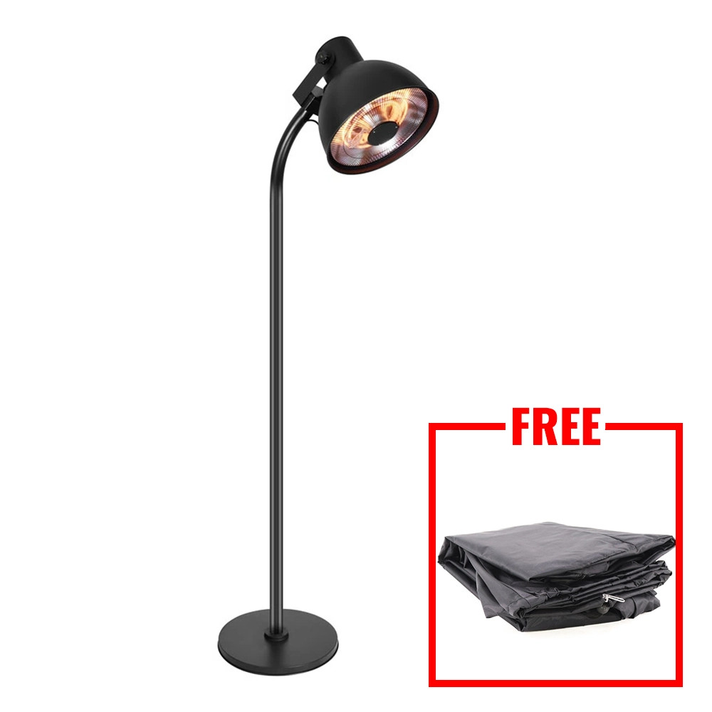 Vaunt Home Premium RC Lamp Style Patio Heater - Black 240V