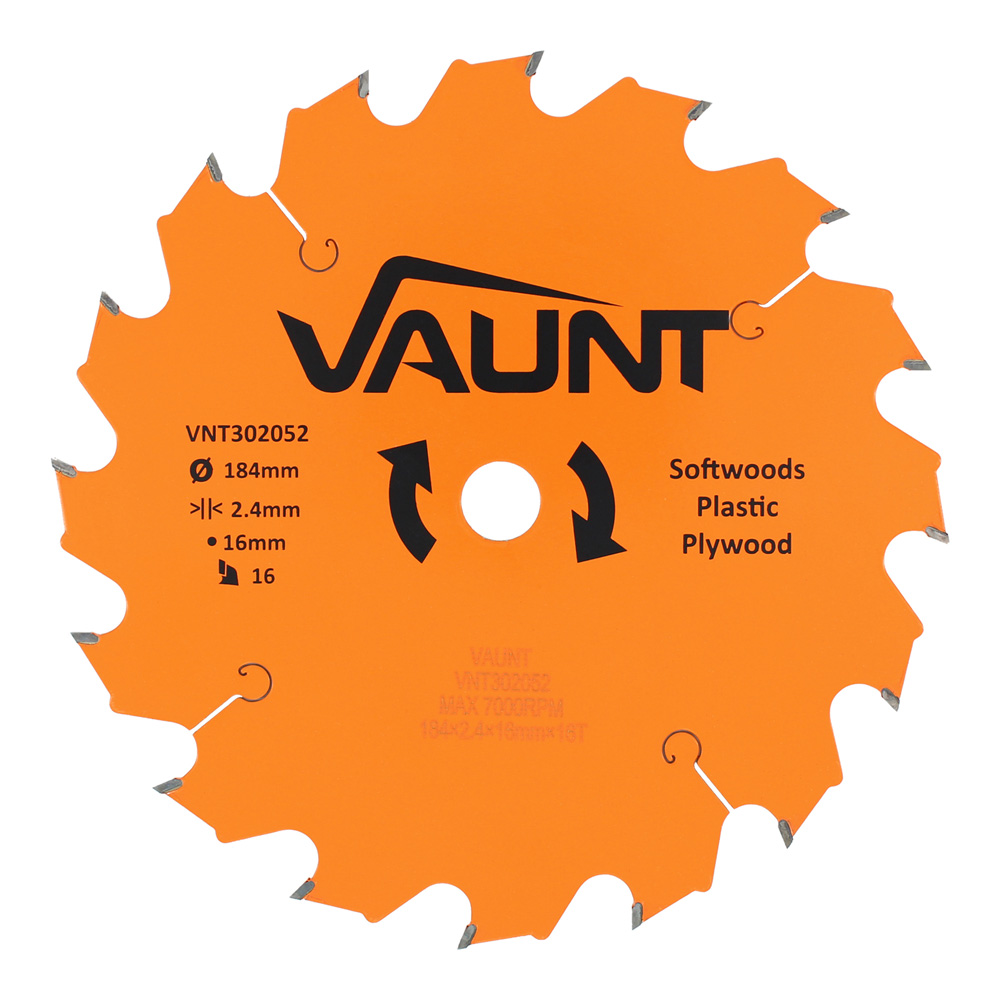 Vaunt 184mm x 16mm 16T TCT Circular Saw Blade