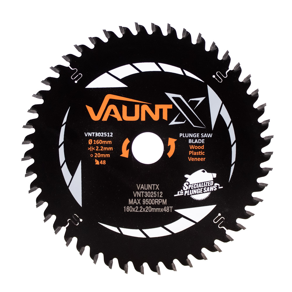 Vaunt X 160mm x 20mm 48T TCT Circular Plunge Saw Blade