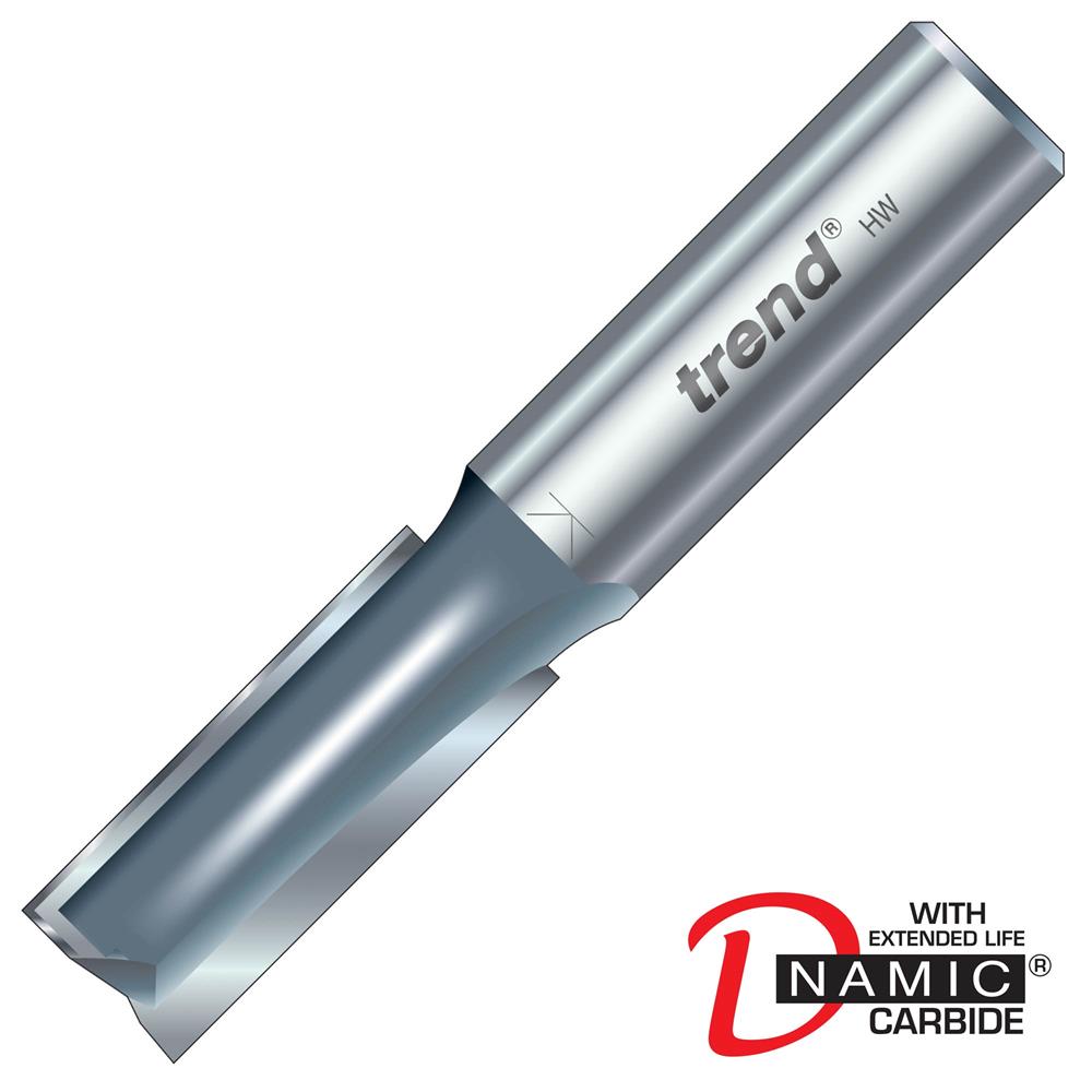 Trend 3/83DX1/2TC 12.7mm x 50mm 1/2" Two Flute Cutter