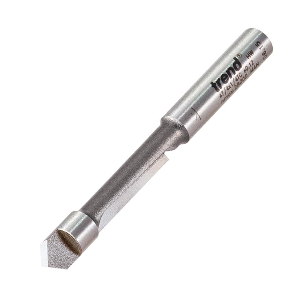 Trend 47/4X1/4TC 1/4" 6.3mm x 18mm Pierce & Trim Cutter