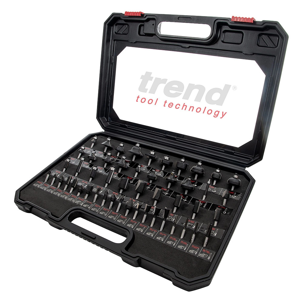Trend SET/SS35X1/2TC 35 Piece 1/2'' Shank Cutter Set