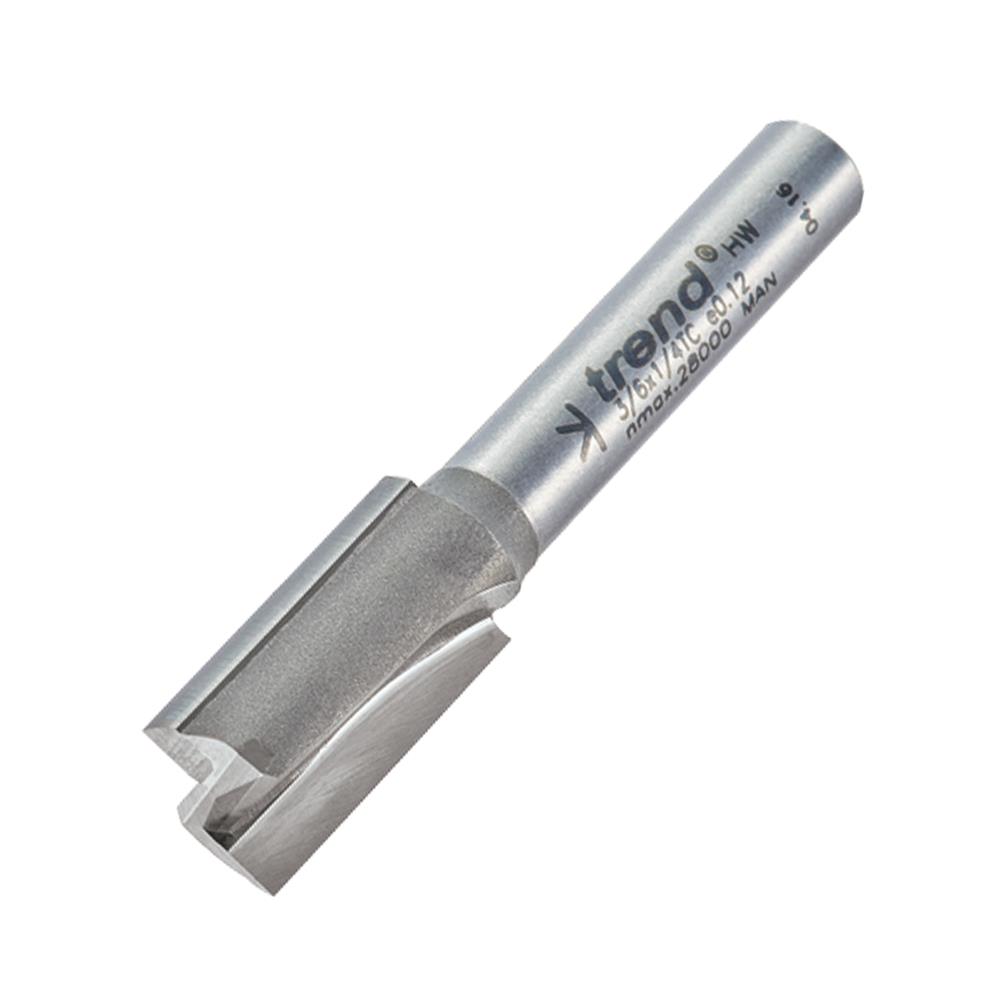 Trend 3/6X1/4TC 10mm x 19mm 1/4" Two Flute Cutter
