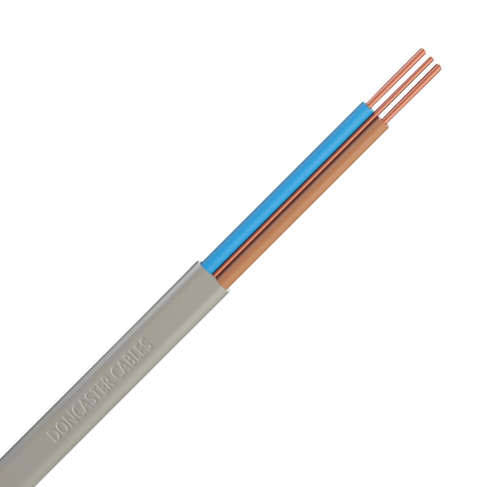 Doncaster Twin & Earth 6242Y 10.0mm2 Grey 100Mtr