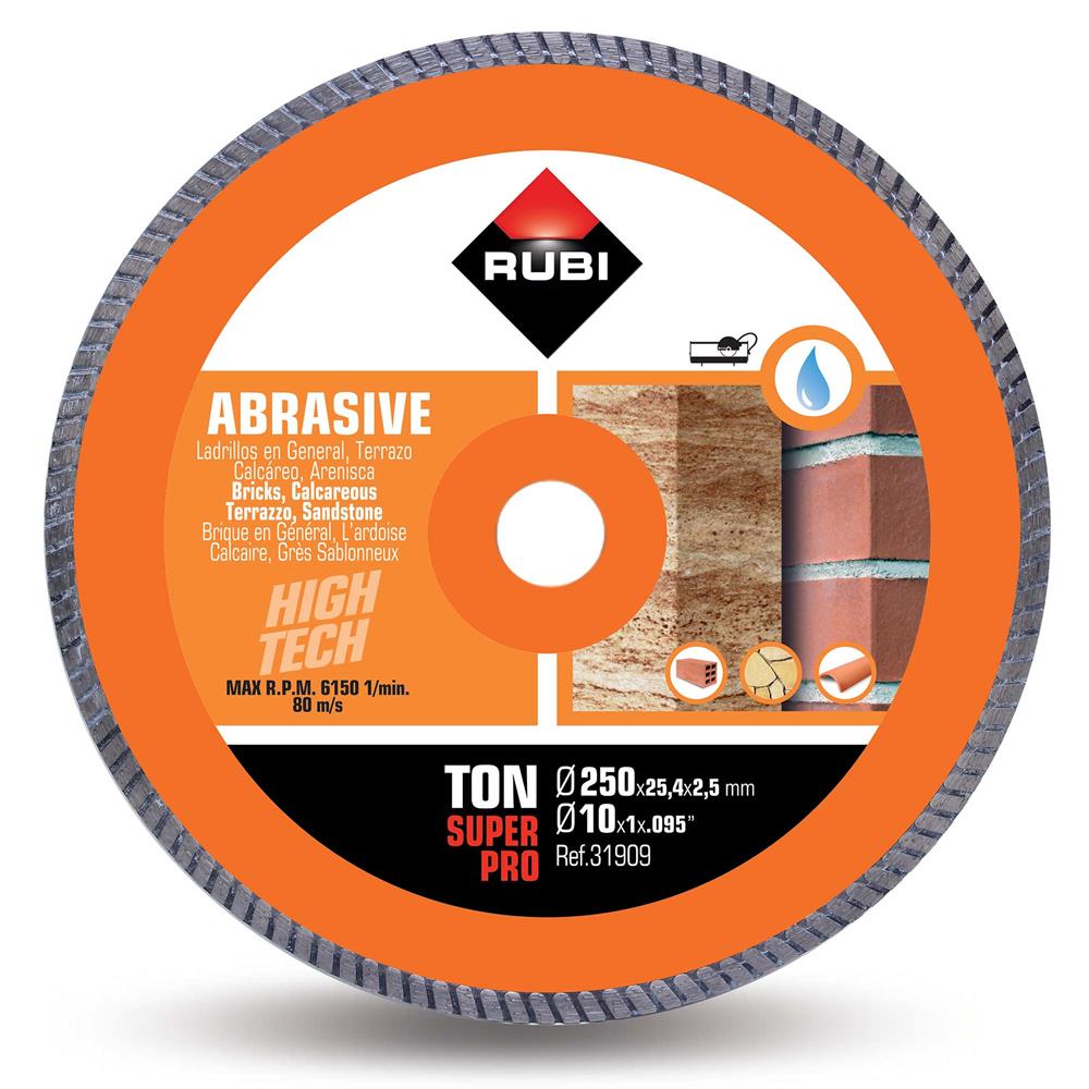 Rubi TON-250 SUPERPRO TURBO Multipurpose Blade - 250mm