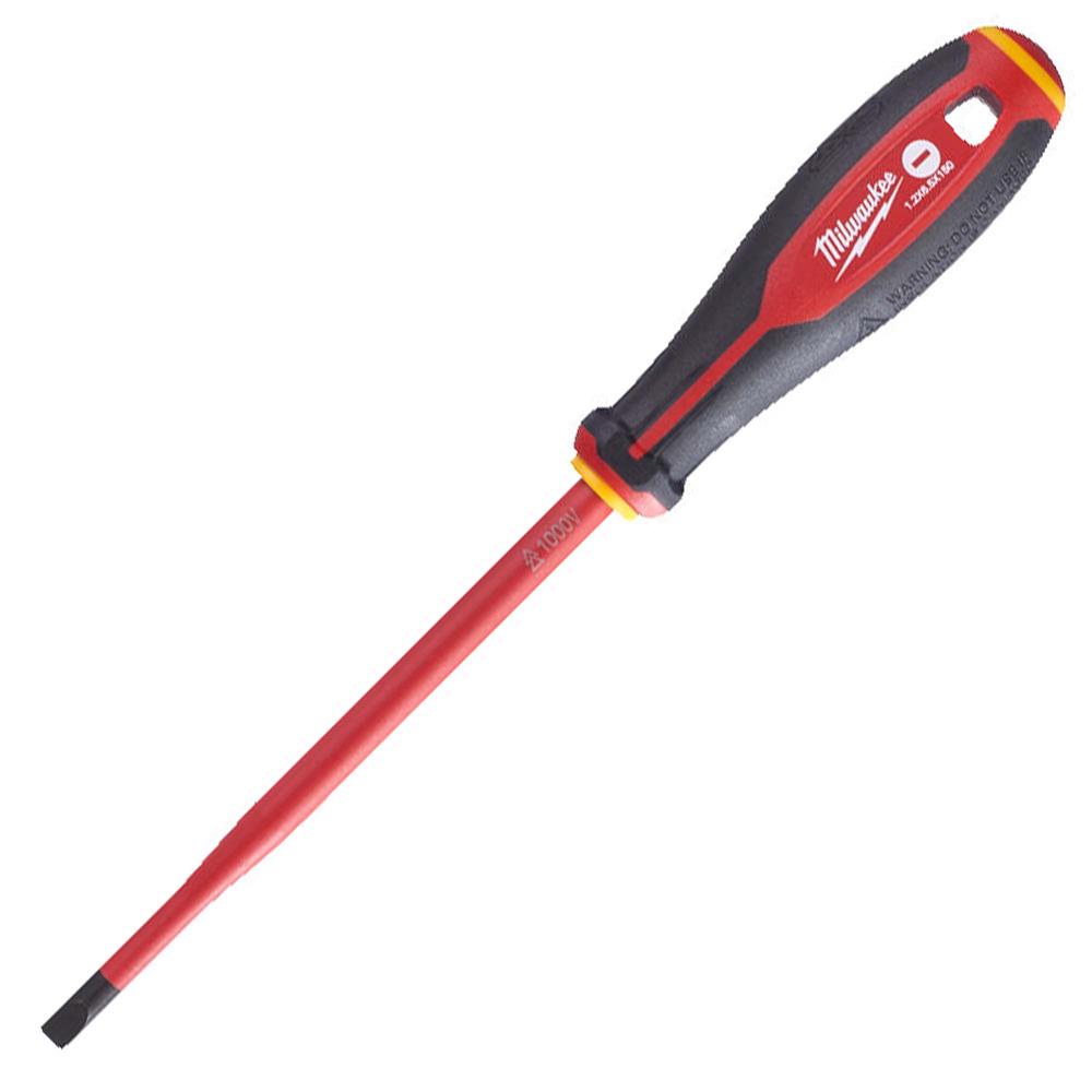 Milwaukee TRI-LOBE VDE Screwdriver SL1.2 x 6.5 x 150mm