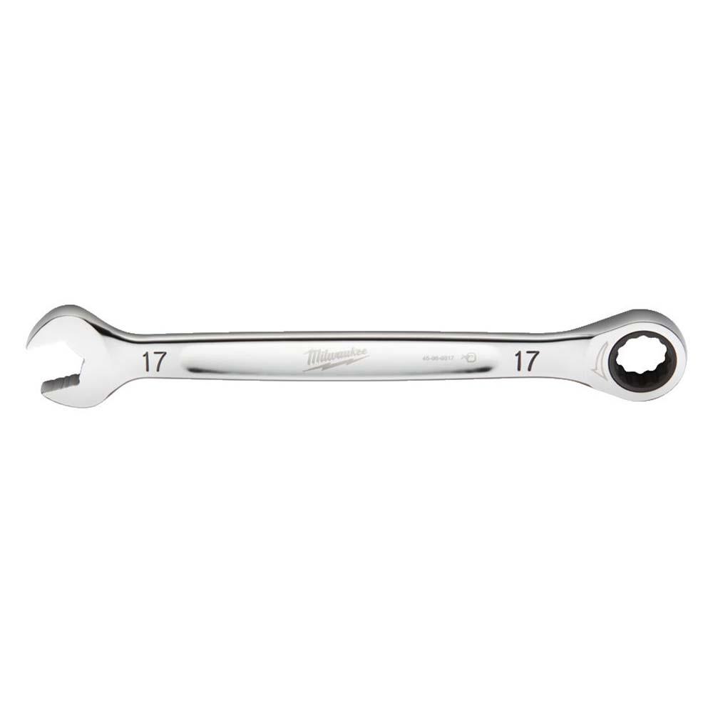 Milwaukee MAX BITE Ratcheting Metric Combination Spanner 17mm