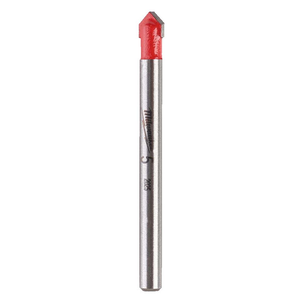 Milwaukee 5.0mm x 50mm Glass & Tile Drill Bit